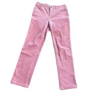 Brooks Brothers 2 Pink Corduroy Straight Leg Pants